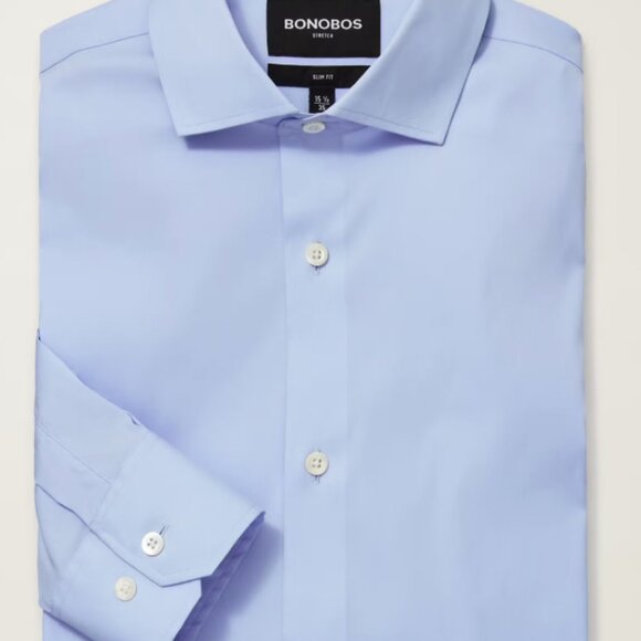 Bonobos Jetsetter Light Blue Dress Shirt - Picture 1 of 5